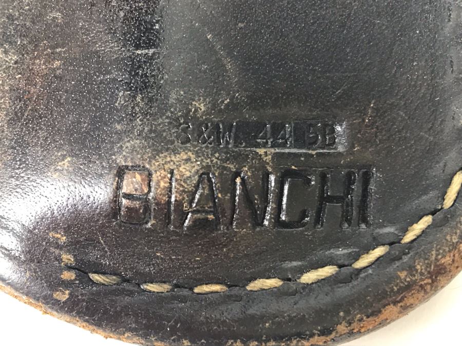 Pair Of Knives 12' And 10' Blade (One Is Chipaway Cutlery With Pakistan Blade) And Leather Bianchi S&W .44 Holster [Photo 15]