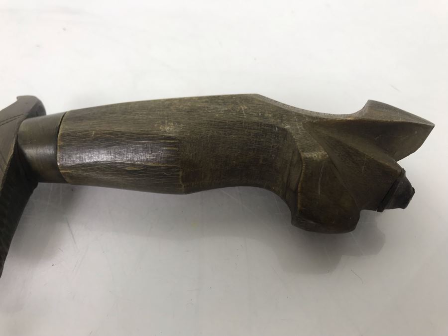 Pair Of Knives 12' And 10' Blade (One Is Chipaway Cutlery With Pakistan Blade) And Leather Bianchi S&W .44 Holster [Photo 10]