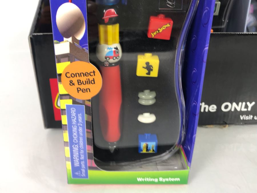 (17) New LEGO Collectible Pens With Store Merchandiser: Jack Stone, Racers, Belville And Alpha Team Pens [Photo 13]