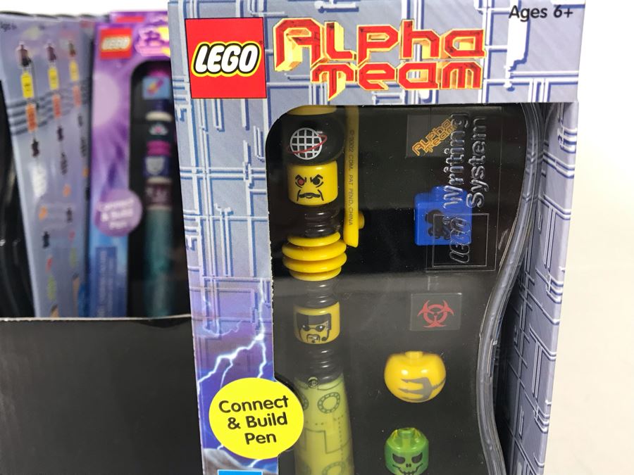 (17) New LEGO Collectible Pens With Store Merchandiser: Jack Stone, Racers, Belville And Alpha Team Pens [Photo 8]