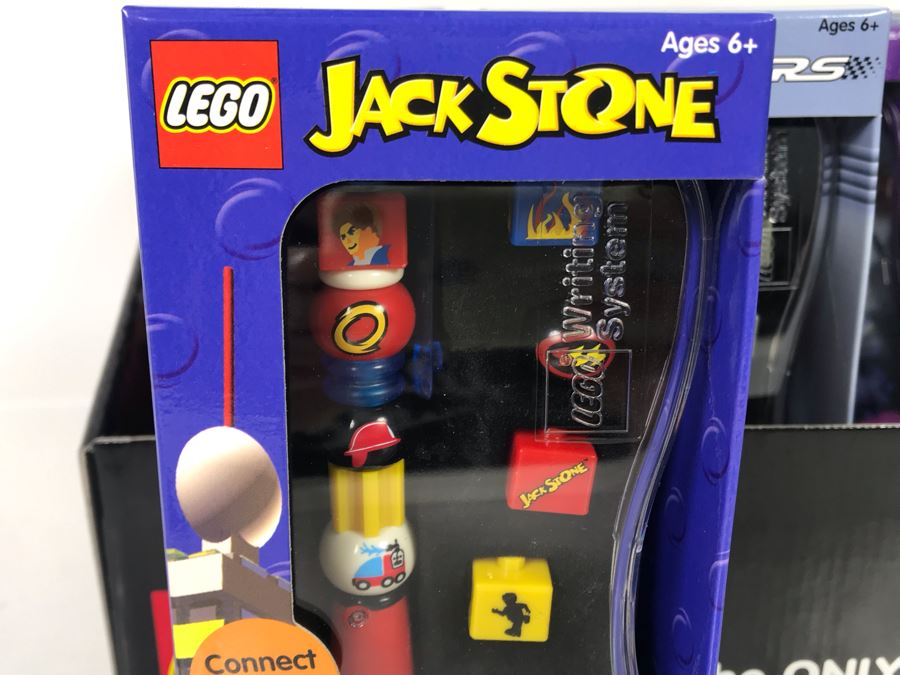 (17) New LEGO Collectible Pens With Store Merchandiser: Jack Stone, Racers, Belville And Alpha Team Pens [Photo 12]