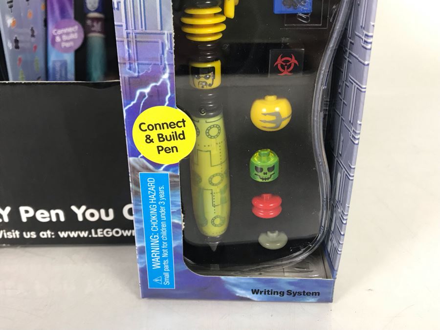 (17) New LEGO Collectible Pens With Store Merchandiser: Jack Stone, Racers, Belville And Alpha Team Pens [Photo 9]