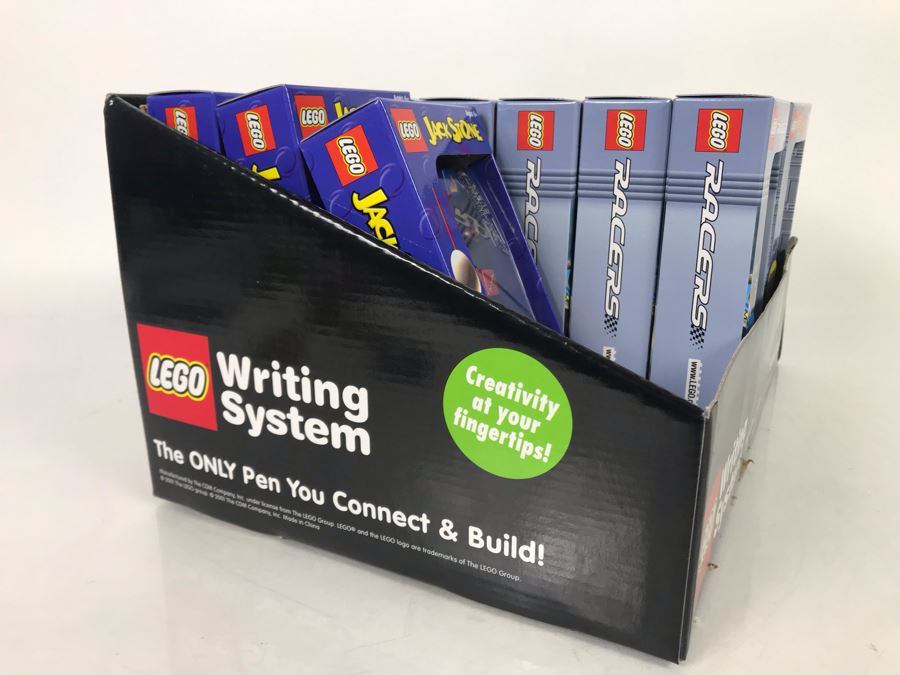 (17) New LEGO Collectible Pens With Store Merchandiser: Jack Stone, Racers, Belville And Alpha Team Pens [Photo 19]