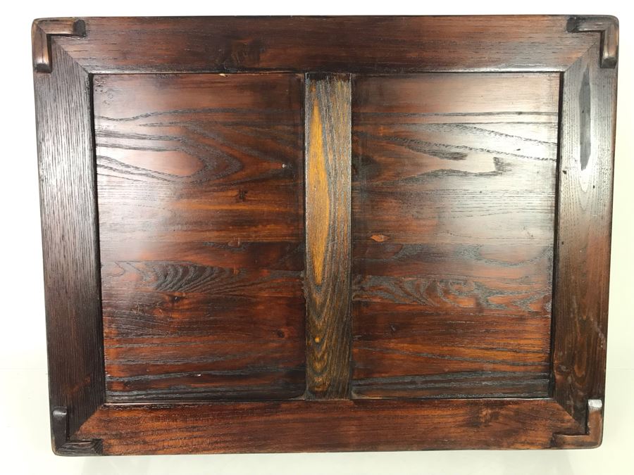 Vintage Wooden Asian Tray 24 X 18 [Photo 9]