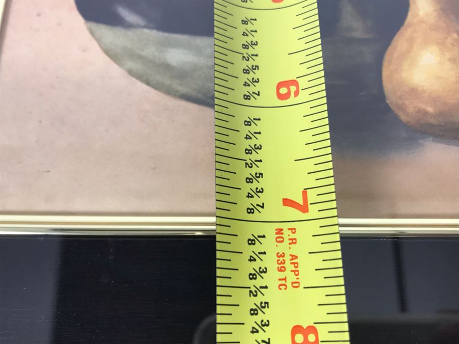 Framed Original Signed Still Life Painting 16 X 15 [Photo 10]