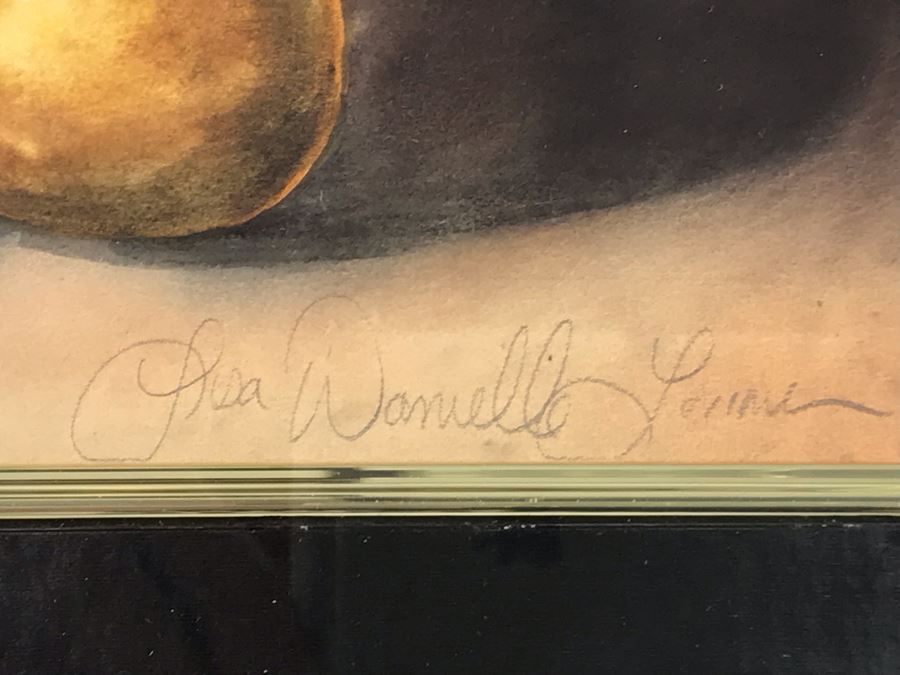 Framed Original Signed Still Life Painting 16 X 15 [Photo 7]