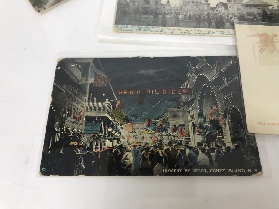 Collection Of Over 100 Antique / Vintage New York City Themed Postcards (Some Postmarked) And Vintage New York City Manhattan Tin [Photo 17]