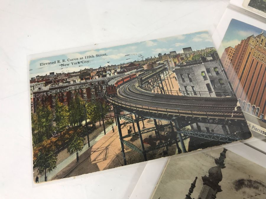 Collection Of Over 100 Antique / Vintage New York City Themed Postcards (Some Postmarked) And Vintage New York City Manhattan Tin [Photo 19]