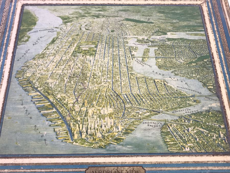 Collection Of Over 100 Antique / Vintage New York City Themed Postcards (Some Postmarked) And Vintage New York City Manhattan Tin [Photo 4]