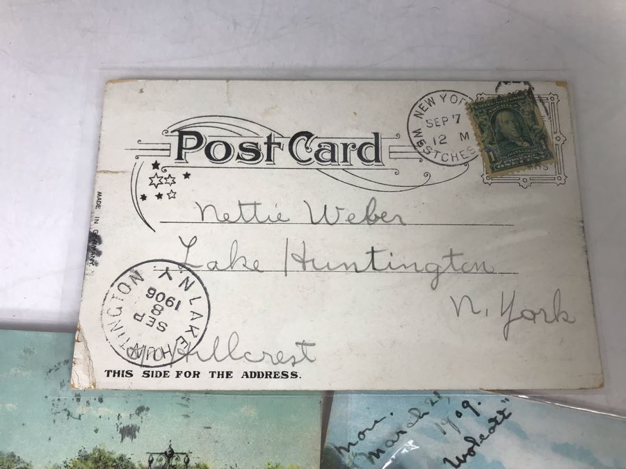 Collection Of Over 100 Antique / Vintage New York City Themed Postcards (Some Postmarked) And Vintage New York City Manhattan Tin [Photo 32]