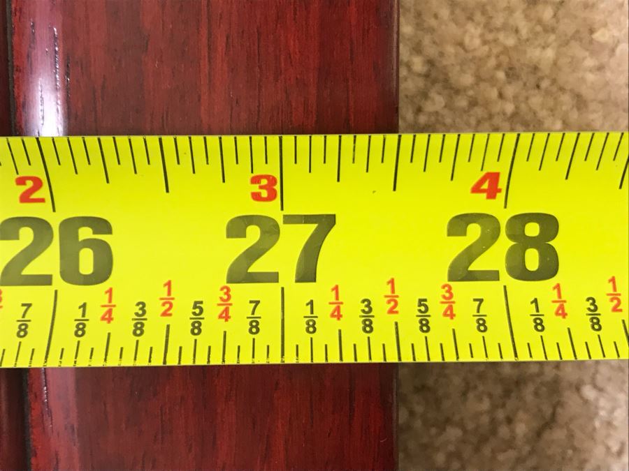 Rosewood Beveled Glass Wall Mirror 27.5 X 40 [Photo 7]