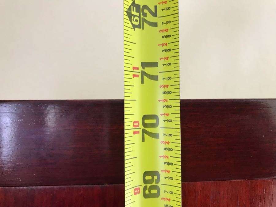 Stunning Full-Length Chinese Rosewood Standing Beveled Glass Mirror Adjustable 29W X 70.5H X 18D [Photo 13]