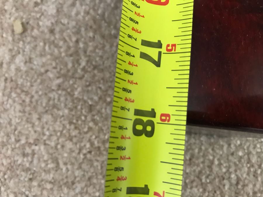 Stunning Full-Length Chinese Rosewood Standing Beveled Glass Mirror Adjustable 29W X 70.5H X 18D [Photo 15]