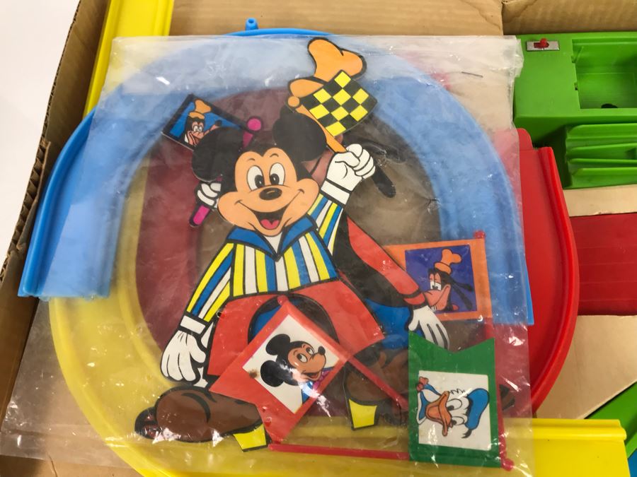 Vintage Walt Disney's Mickey Mouse Fun Castle Roller Coaster With Box [Photo 6]