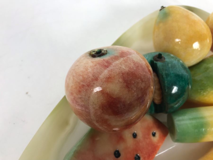 Collection Of Carved Stone Fruit And Marble Bowl By Folklore Olga Fisch [Photo 12]