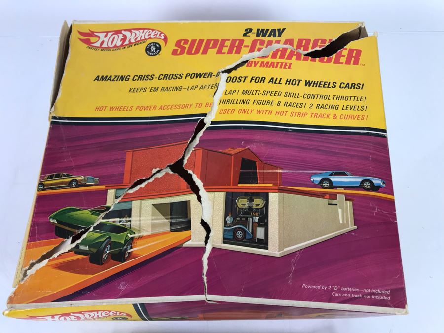 Vintage 1968 Mattel 2-Way Super-Charger In Damaged Box [Photo 7]