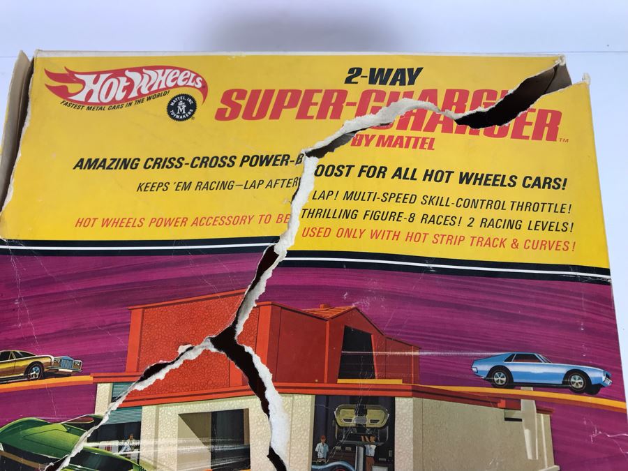 Vintage 1968 Mattel 2-Way Super-Charger In Damaged Box [Photo 8]