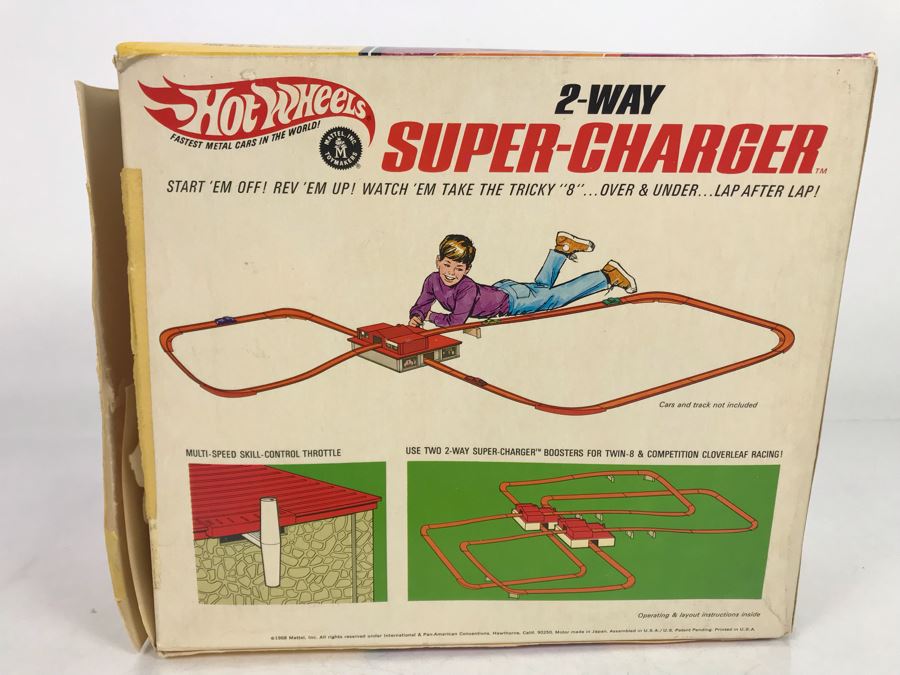 Vintage 1968 Mattel 2-Way Super-Charger In Damaged Box [Photo 13]