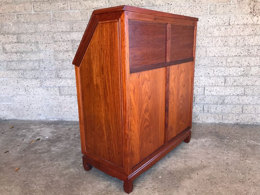 Vintage Chinese Slant Top Desk [Photo 14]