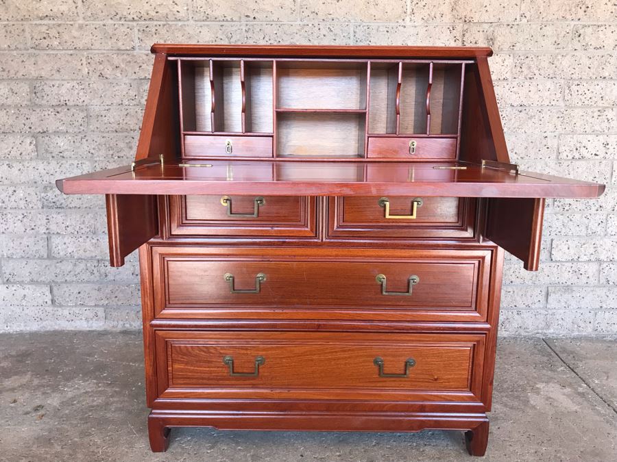Vintage Chinese Slant Top Desk [Photo 9]