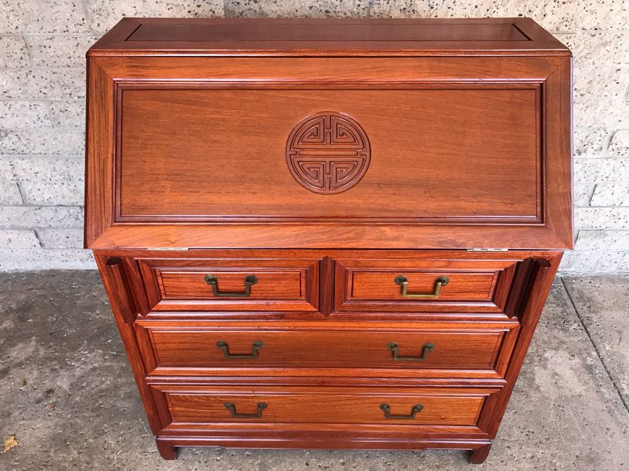 Vintage Chinese Slant Top Desk [Photo 6]