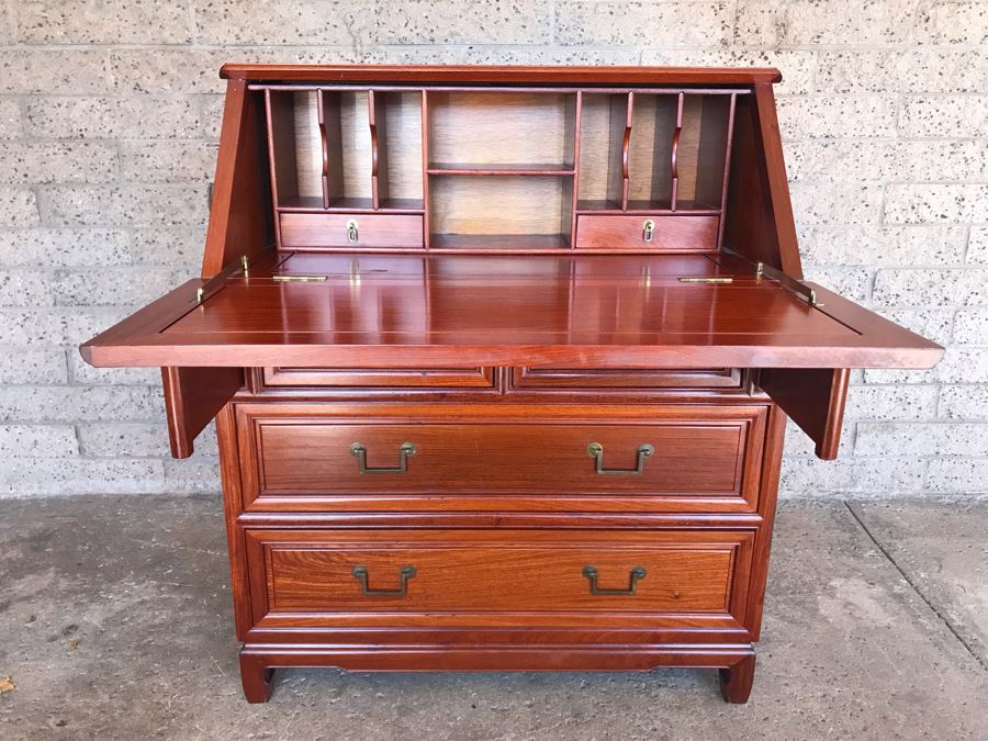 Vintage Chinese Slant Top Desk [Photo 8]