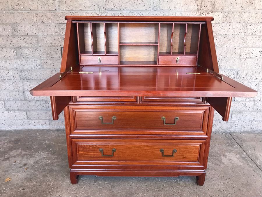 Vintage Chinese Slant Top Desk [Photo 7]