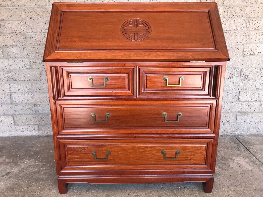 Vintage Chinese Slant Top Desk [Photo 5]