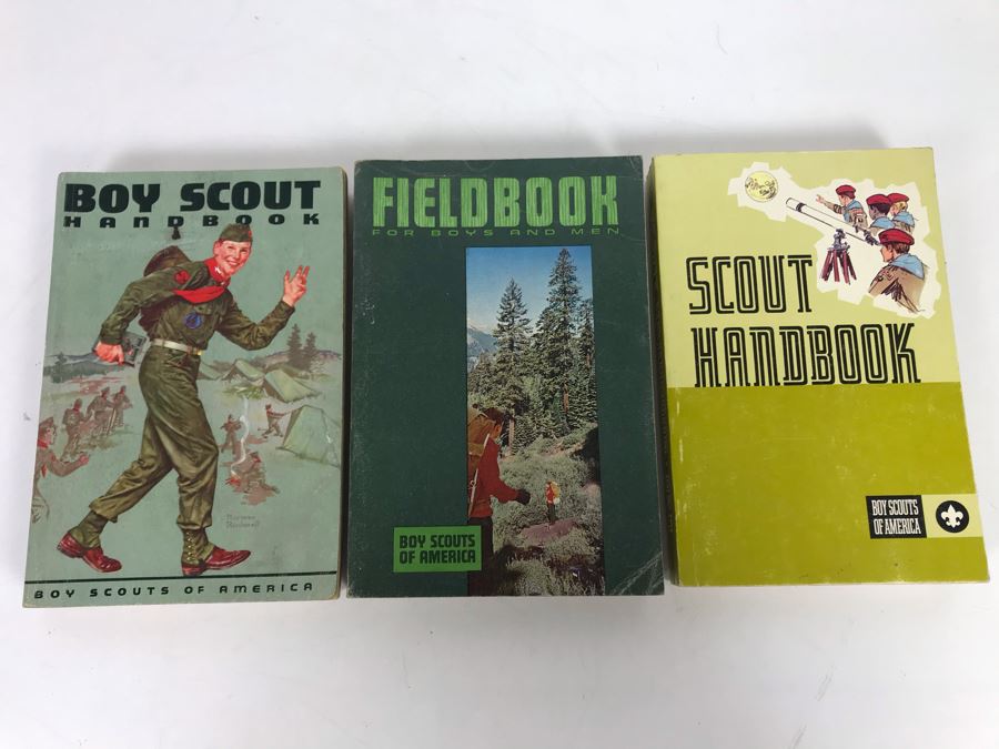 Vintage 1950s 1960s 1970s Boy Scout Handbooks And Fieldbook
