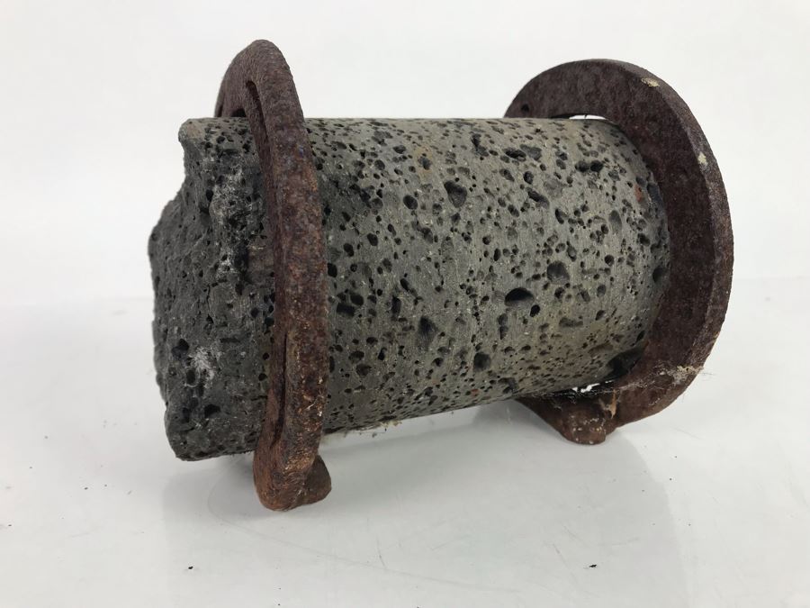 Unique Sculptural Door Stop Core Sample With Welded Horseshoes 7'W X 5'H [Photo 3]