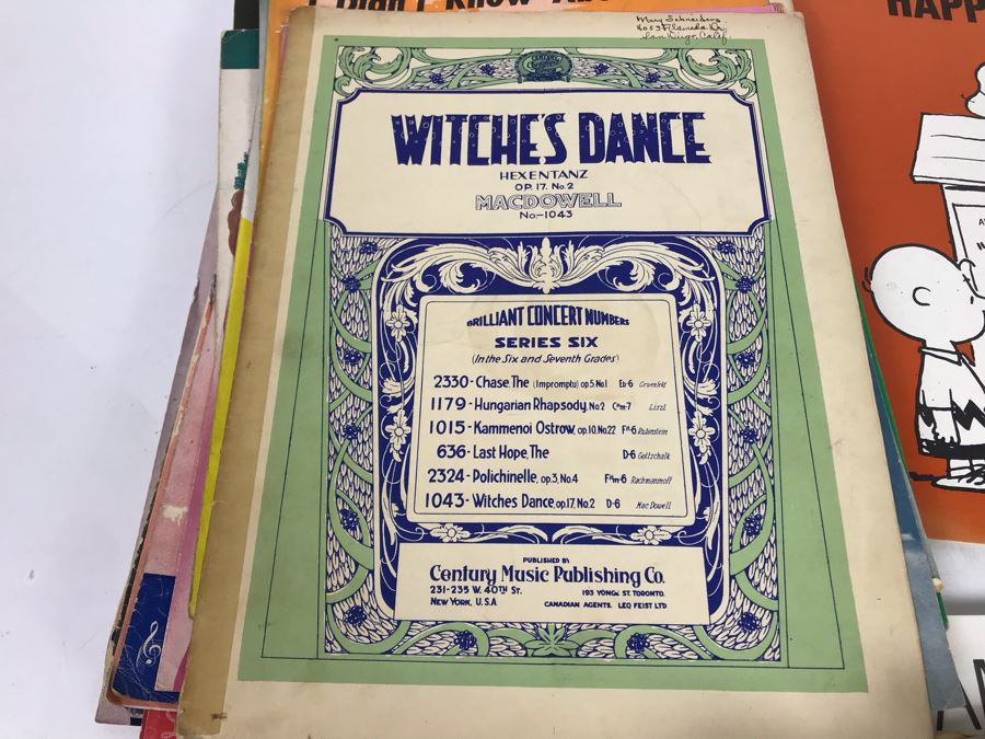 Large Vintage Sheet Music Lot [Photo 15]