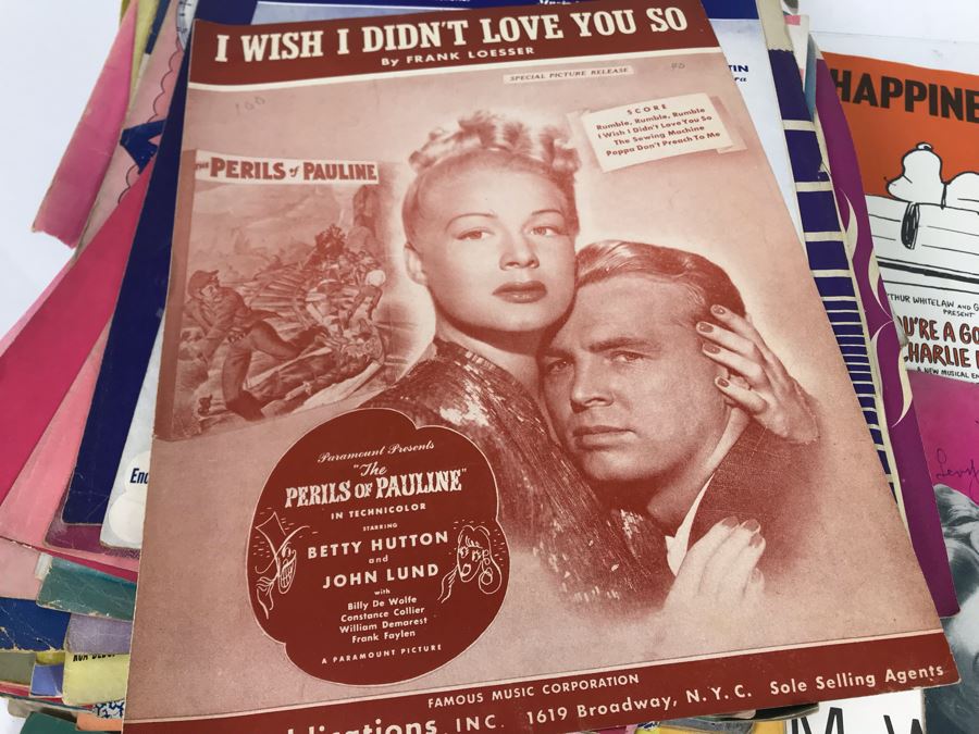 Large Vintage Sheet Music Lot [Photo 8]