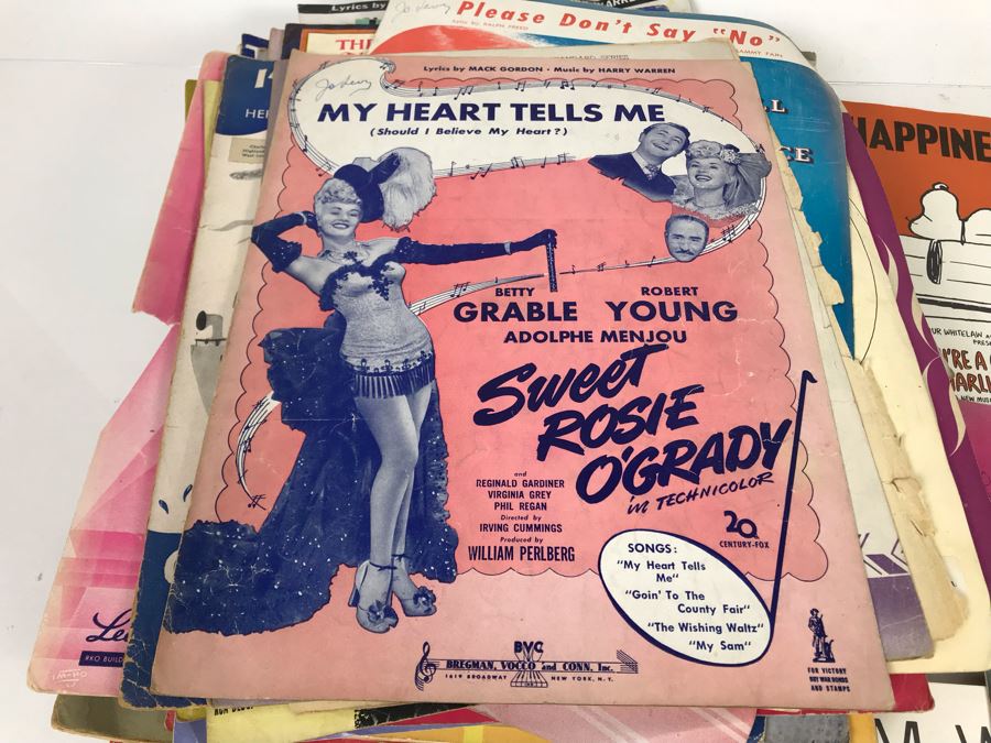 Large Vintage Sheet Music Lot [Photo 12]