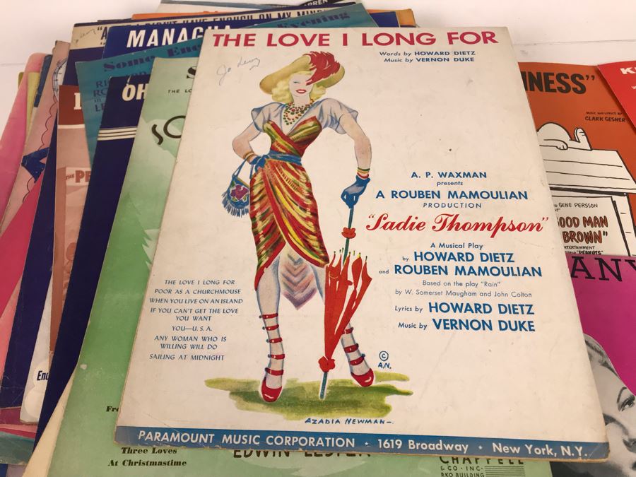 Large Vintage Sheet Music Lot [Photo 6]