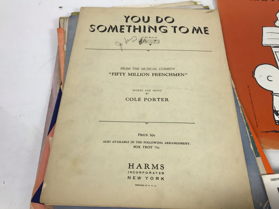 Large Vintage Sheet Music Lot [Photo 18]