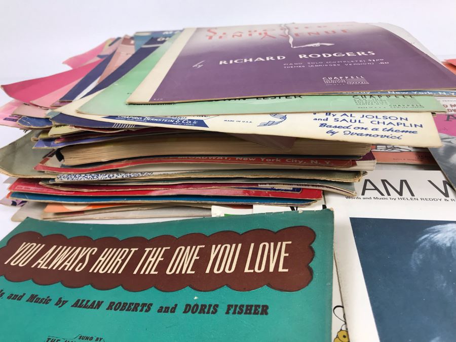Large Vintage Sheet Music Lot [Photo 3]