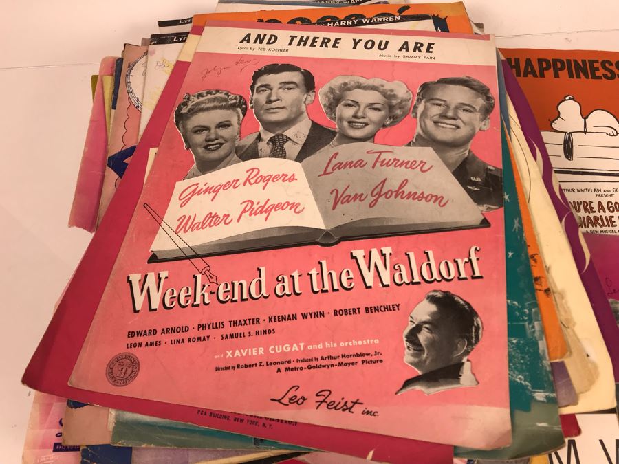 Large Vintage Sheet Music Lot [Photo 10]