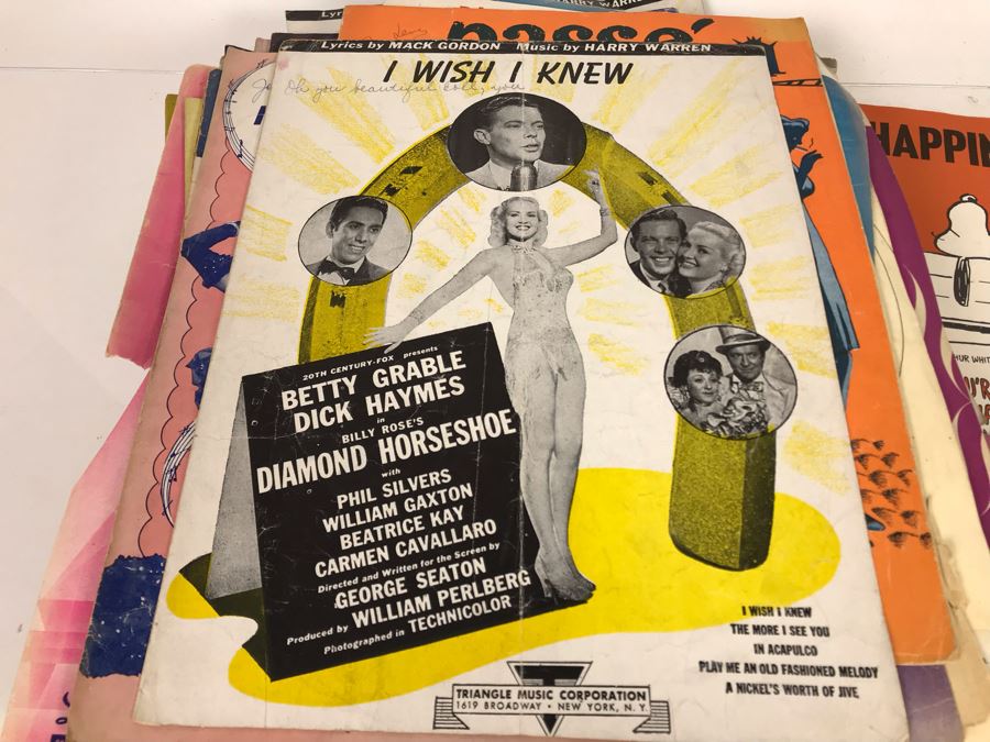 Large Vintage Sheet Music Lot [Photo 11]