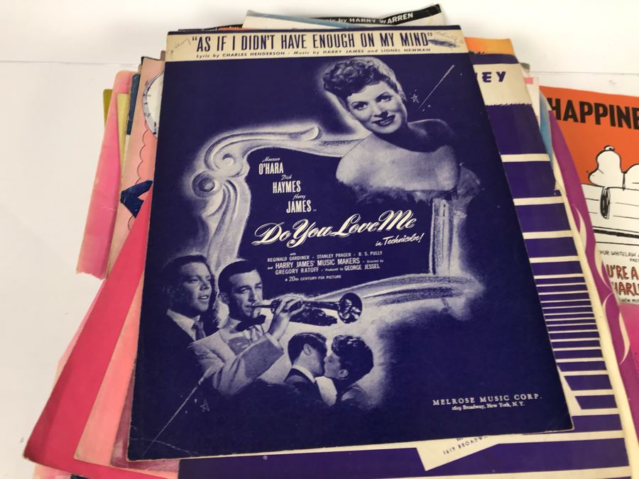 Large Vintage Sheet Music Lot [Photo 9]