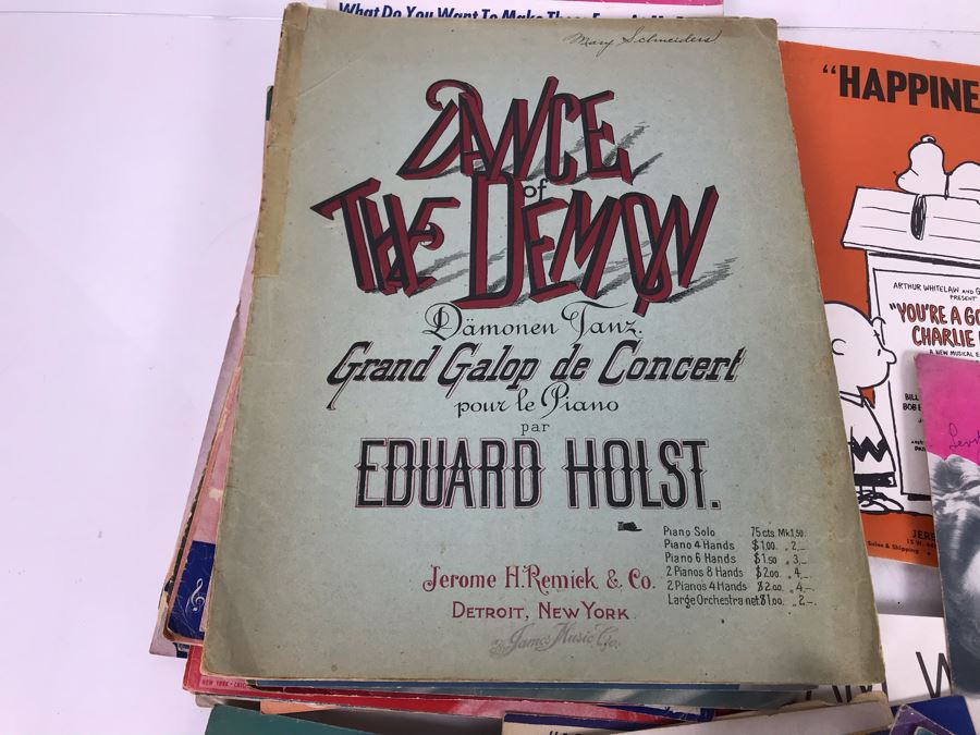 Large Vintage Sheet Music Lot [Photo 14]