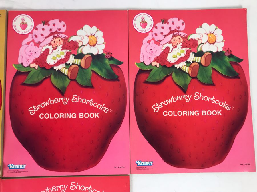 2 Strawberry Shortcake Coloring Books