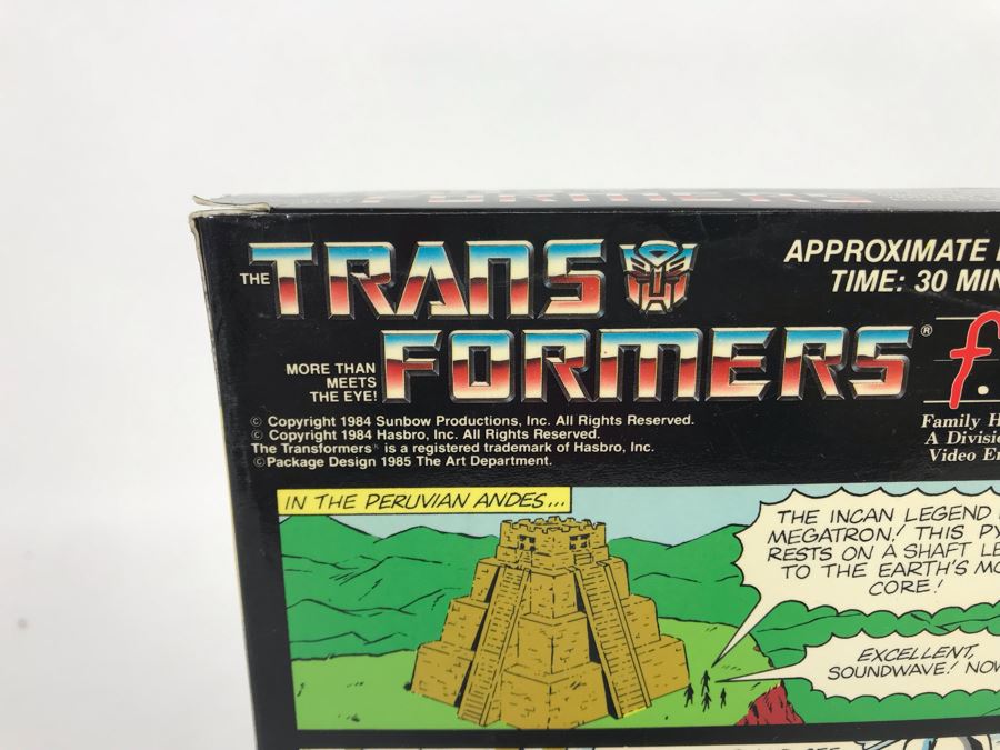 (6) Vintage VHS Movies Marvel Comics Hulk, Spider-Man, Captain America, G.I. Joe, Transformers [Photo 18]