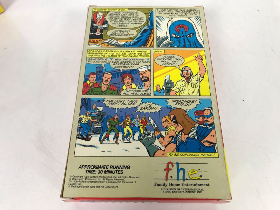 (6) Vintage VHS Movies Marvel Comics Hulk, Spider-Man, Captain America, G.I. Joe, Transformers [Photo 14]