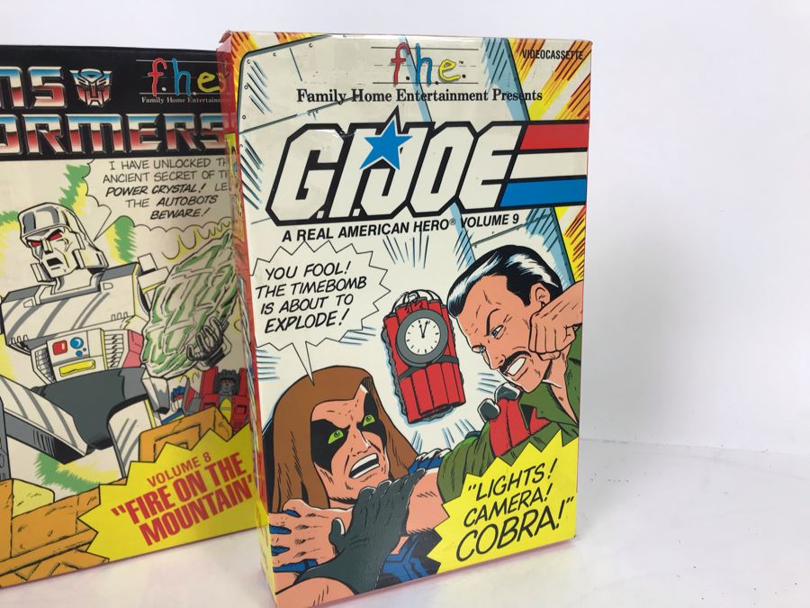 (6) Vintage VHS Movies Marvel Comics Hulk, Spider-Man, Captain America, G.I. Joe, Transformers [Photo 13]