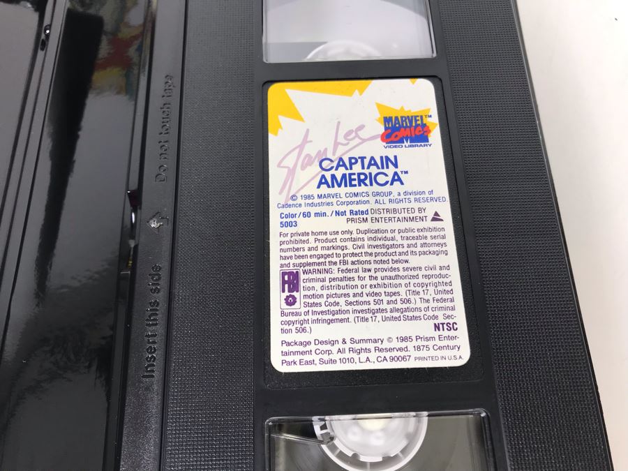(6) Vintage VHS Movies Marvel Comics Hulk, Spider-Man, Captain America, G.I. Joe, Transformers [Photo 12]