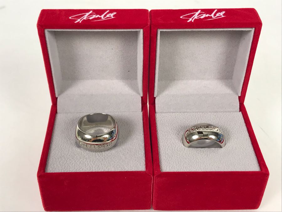 (2) New Stan Lee Excelsior Rings [Photo 4]