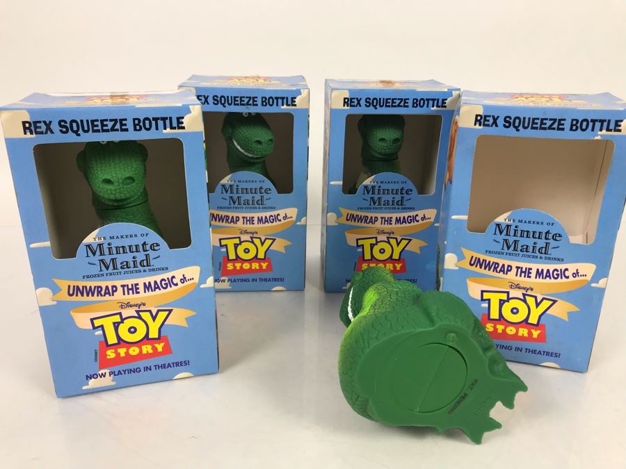 (4) Original Disney's Toy Story Rex Squeeze Bottles [Photo 8]