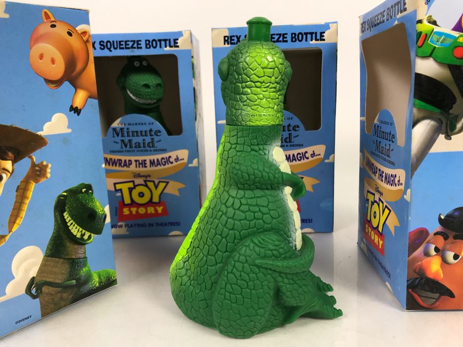 (4) Original Disney's Toy Story Rex Squeeze Bottles [Photo 6]