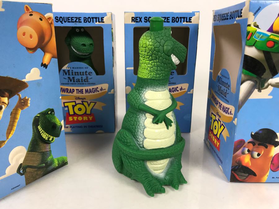 (4) Original Disney's Toy Story Rex Squeeze Bottles [Photo 4]