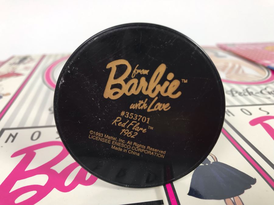 Collection Of Vintage Barbie Doll Paper Dolls And Vintage 1993 Mattel Red Flare Barbie Figurine [Photo 6]